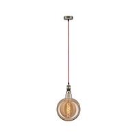 Paulmann Eldar 50386 Plafondlamp LED E27 Rood, Nikkel (geborsteld) - thumbnail