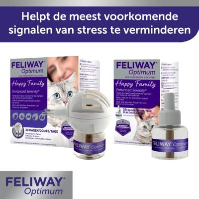 Feliway Optimum verdamper voor de kat 3 Navullingen