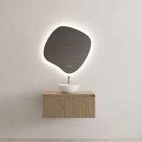 Onderkast Gliss Design Timotheus 80 cm Incl. Topplaat Ash Grey Gliss Design - thumbnail