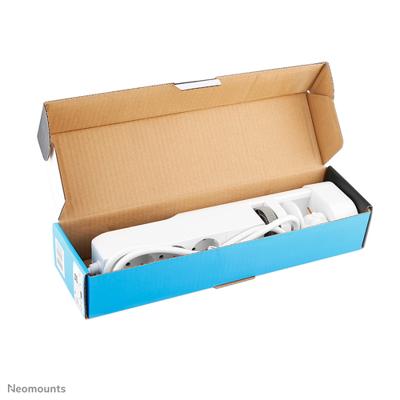 Neomounts DS22-840WH6 Bureaucontactdoos met klem en USB-C en USB-A poorten - Quick-charge Neomounts DS22-840WH6 Bureaucontactdoos met klem en USB-C en USB-A poorten - Quick-charge