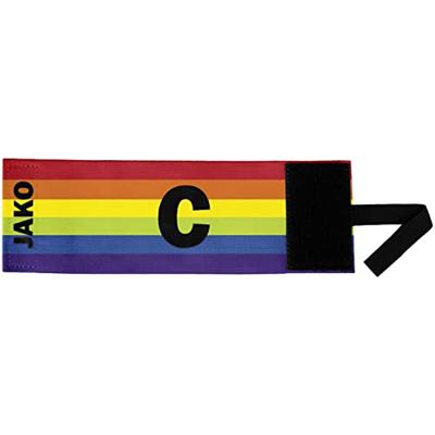 JAKO 2823 Aanvoerdersband - Regenboog - Senior: 35 x 9 cm (LxB)