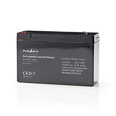 Oplaadbare Loodzuuraccu 6V | 10 000 mAh | 151 x 50 x 95 mm