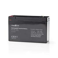 Oplaadbare Loodzuuraccu 6V | 10 000 mAh | 151 x 50 x 95 mm - thumbnail
