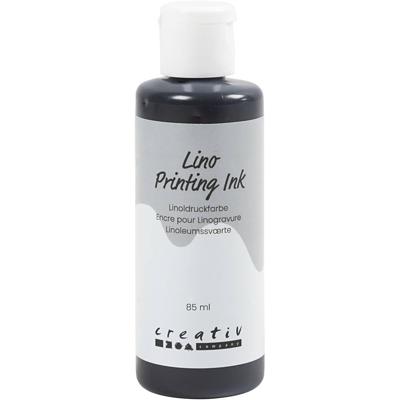 Creativ Company Linoleum verf, zwart, 85 ml/ 1 fles