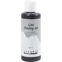 Creativ Company Linoleum verf, zwart, 85 ml/ 1 fles - thumbnail
