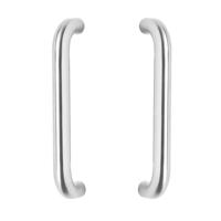 Intersteel Deurgrepen per paar U-vorm 630x80x30 HoH 600 rvs - thumbnail