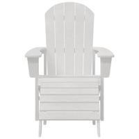 Tuinstoel 2 pcs Wit 83 x 74 x 92 cm Polyetheen - thumbnail