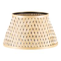 Bamboo Lampenkap - Conisch - Beige - Boheemse stijl - ø30 x 17 cm - E27 fitting - Ontworpen voor tafellampen en Pendellamp - Ontworpen voor woonkamer en eetkamer - thumbnail