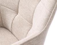 Giga Living - Eetkamerstoel Stof Donkergrijs - Nolan - Set van 2 - thumbnail