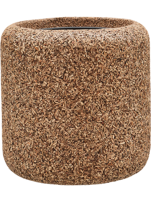 Baq Naturescast Cylinder Natural (met inzetbak) 33x34cm Baq Naturescast Cylinder Natural (met inzetbak) 33x34cm