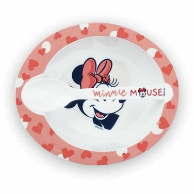 Serviesset ThermoBaby Minnie Microwave Meal Set Bowl + Spoon