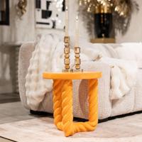 Richmond Ronde Bijzettafel 'Rosly' 45cm, kleur Oranje - thumbnail