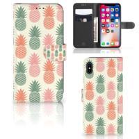 Apple iPhone Xs Max | Book Cover | Ananas - thumbnail