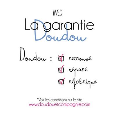 Vierkante teddybeerknuffel 24cm collector - DOUDOU ET COMPAGNIE rozen