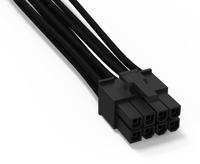 BeQuiet Computer, Stroom Kabel [1x ATX-stekker 8-polig - 1x ATX-stekker 8-polig] 0.70 m Zwart - thumbnail