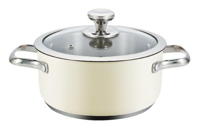 Kookpot met Deksel Haeger PA-18H.006A Beige Ø 18 cm