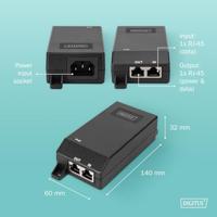 Digitus DN-95103-3 PoE adapter & injector Gigabit Ethernet - thumbnail