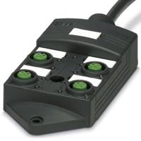 Phoenix Contact SACB-4/ 8-L- 5,0PUR SCO P 1452602 Passieve sensor/actorbox M12-verdeler met kunststof schroefdraad 1 stuk(s) - thumbnail