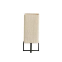 Light & Living TafellampWyn 50,5cm - crème touw met zwart - 1894212 - thumbnail