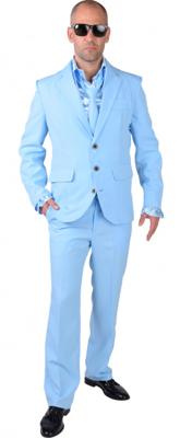 Baby blue kostuum man