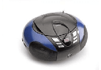 Lenco SCD-37 USB Blue Portable FM Radio CD and USB player Blue - SCD-37 USBBLUE - thumbnail