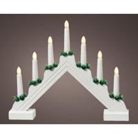 LED raamdecoratie hout op batterij - thumbnail