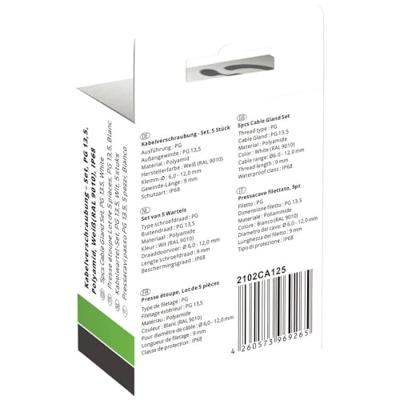 Quadrios 2102CA125 Wartel assortiment PG13.5 PA66 Wit 1 set(s) Quadrios 2102CA125 Wartel assortiment PG13.5 PA66 Wit 1 set(s)