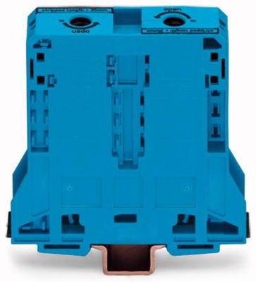 WAGO 285-194 Doorgangsklem 25 mm Spanveer Toewijzing: N Blauw 1 stuk(s)