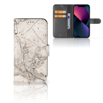 Apple iPhone 13 | Bookcase | Marmer Beige | Portemonnee hoesje