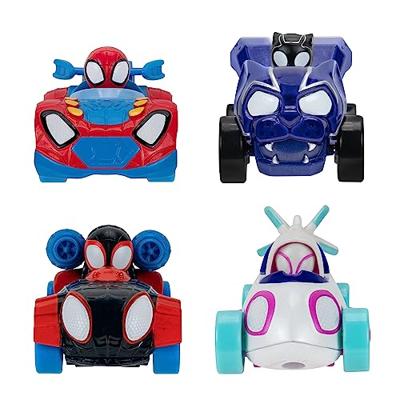 Jazwares Spidey and his amazing friends - speelgoedauto&apos;s metaal, 4st. - thumbnail