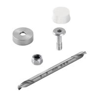 Weidmüller SD FIXING SET RVS Zilver (l x b x h) 25 x 80 x 80 mm 1 stuk(s) - thumbnail