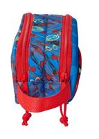 Pennenetui met 2 vakken Spider-Man Rood Marineblauw 21 x 8 x 6 cm 3D - thumbnail