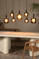 Lucide ELOISE - Hanglamp - 7xE27 - Zwart - thumbnail