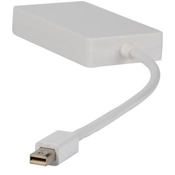 Mini displayport multi adapter DVI VGA HDMI 0.2m wit Mini displayport multi adapter DVI VGA HDMI 0.2m wit