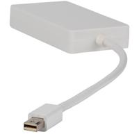 Mini displayport multi adapter DVI VGA HDMI 0.2m wit - thumbnail