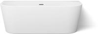 Looox Cool half vrijstaand bad 170x80x57cm mat wit - thumbnail
