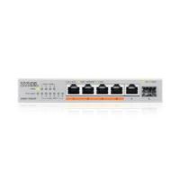 Zyxel XMG-105HP Unmanaged 2.5G Ethernet (100/1000/2500) Power over Ethernet (PoE) Zilver - thumbnail