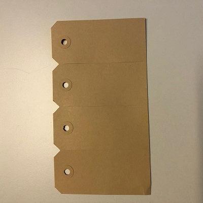 Manilla-labels 50x110 mm / nr 4,5 1000st