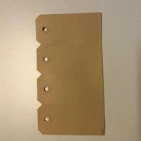 Manilla-labels 50x110 mm / nr 4,5 1000st - thumbnail