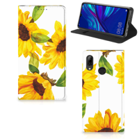 Smart Cover voor Huawei P Smart (2019) Zonnebloemen - thumbnail