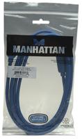 Manhattan 322430 SuperSpeed USB 3.0 aansluitkabel (A-stekker/B-stekker) 2 m blauw - thumbnail