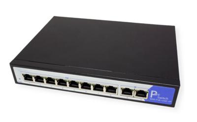 VALUE PoE+ Gigabit Ethernet Switch, 8+2 Ports