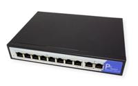 VALUE PoE+ Gigabit Ethernet Switch, 8+2 Ports - thumbnail