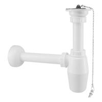 Wiesbaden pvc plug-bekersifons 5/4x32 wit - thumbnail