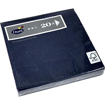 Duni Servetten Dark Blue 33x33cm