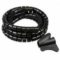 Ritsslang 28mm zwart 2M - thumbnail