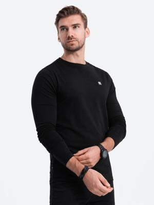 Ombre - Sybaris - Longsleeve Heren - Zwart - Modaitalia