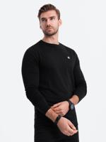 Ombre - Sybaris - Longsleeve Heren - Zwart - Modaitalia - thumbnail
