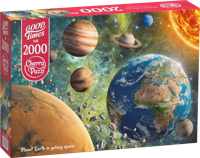 Planet Earth in galaxy Space Puzzel 2000 Stukjes - thumbnail
