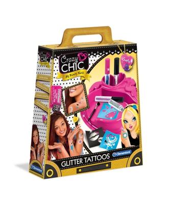 Clementoni crazy chic - glitter tatoo